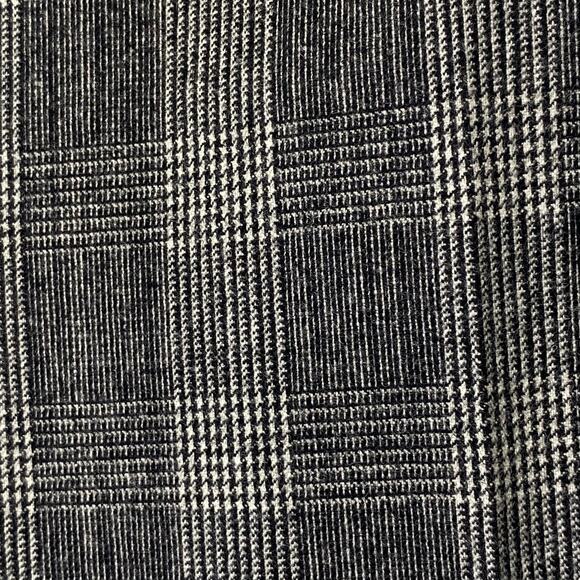 PIAZZA SEMPIONE Italy Glen Check Plaid Audrey Pants Gray Womens 8 Office Preppy - Picture 3 of 9
